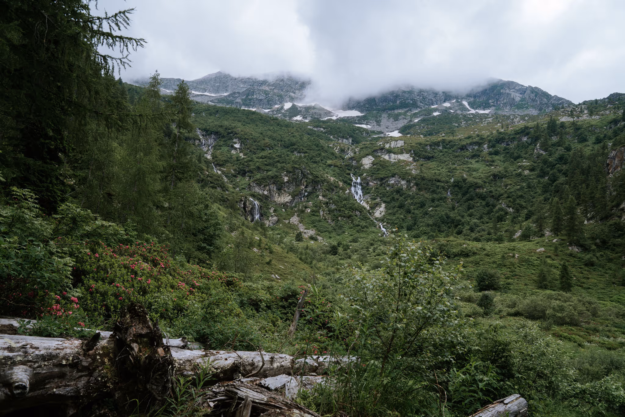 Rock and scree on the valley walk