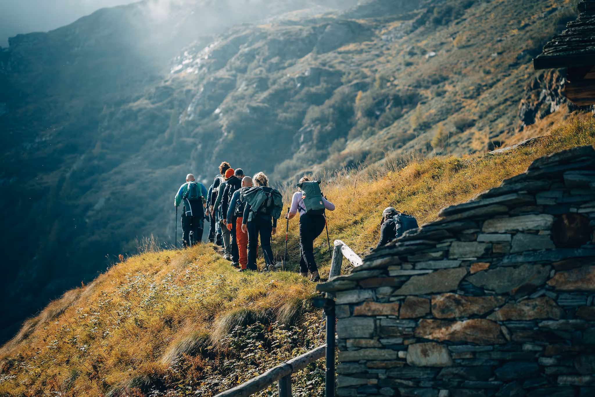 Session in a mountain hamlet